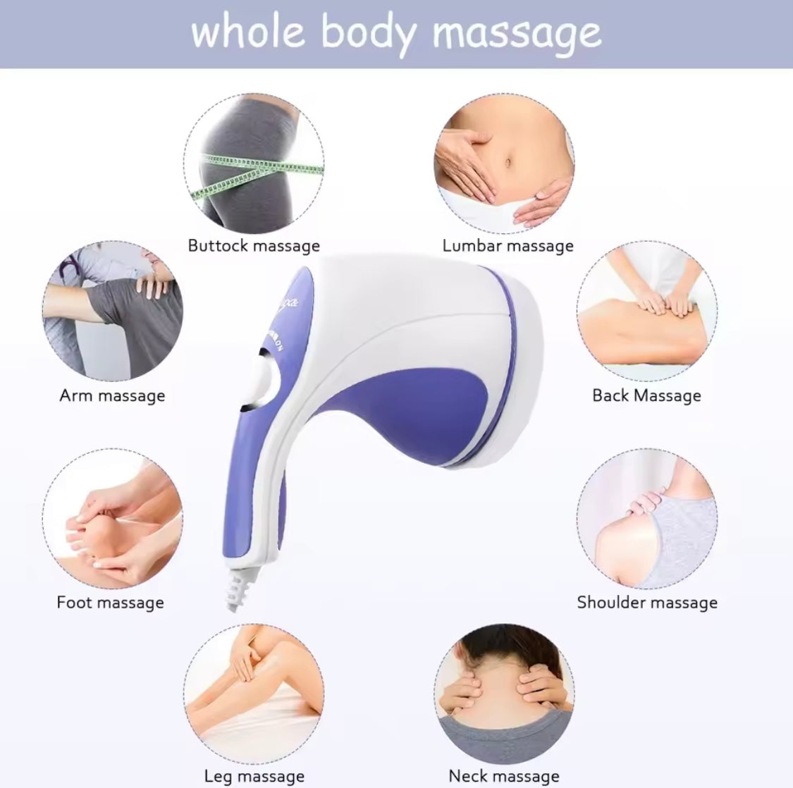 Electronic Body Massager, Handheld Fat Cellulite Massager, Pain Relief Relaxation Massager Electronic Body Massager, Handheld Fat Cellulite Massager, Pain Relief Relaxation Massager
